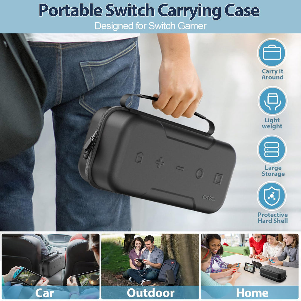 Switch OLED Carrying Case with 20 Games N650466