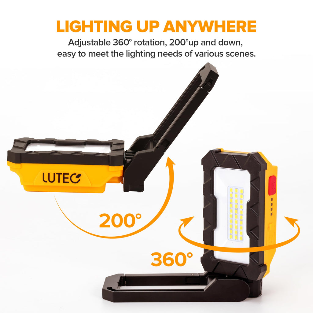 1000 Lumens LED Rechargeable Magnetic Work Light R132