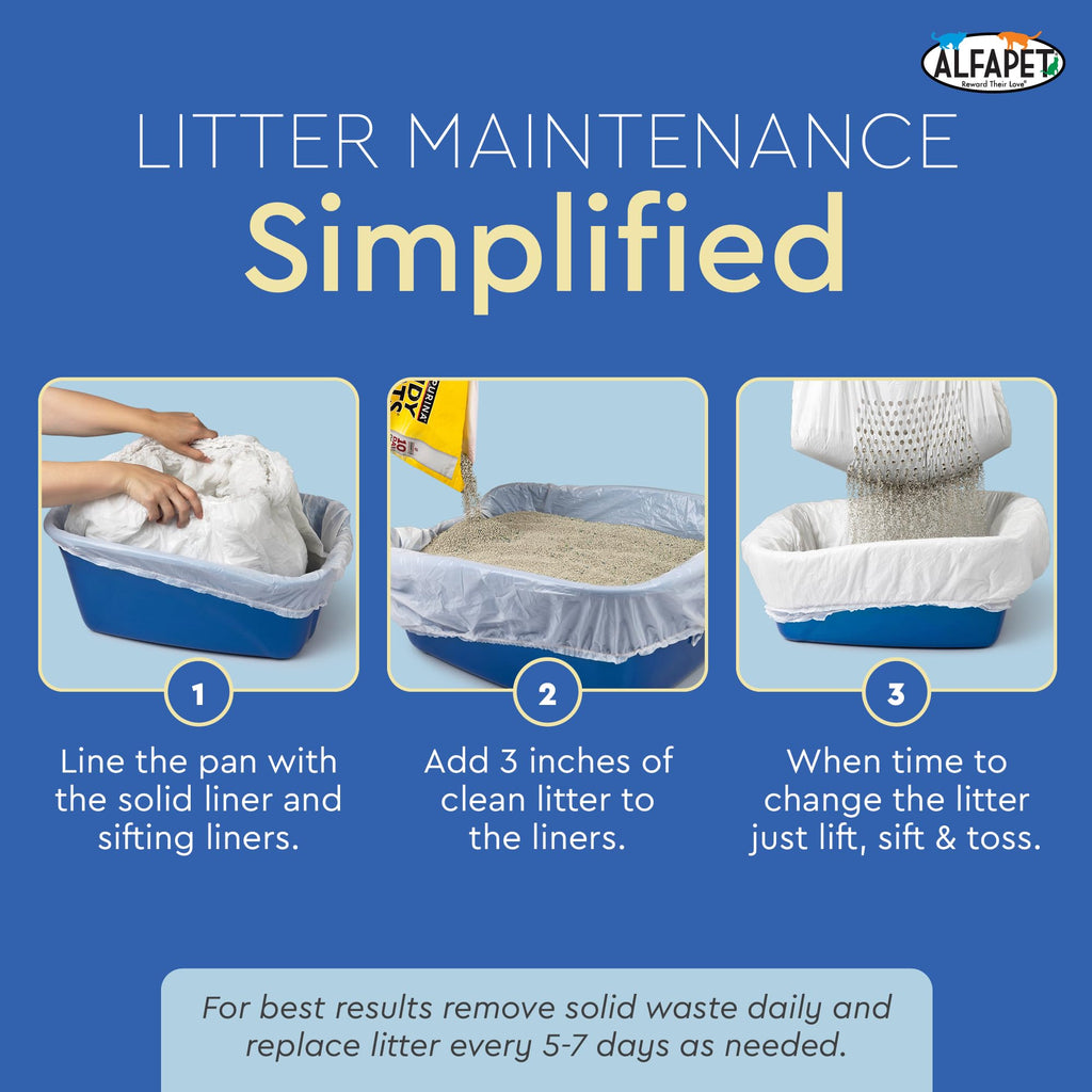 Jumbo 15 Count Pack of 5 Cat Litter Box Liners A135