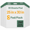 Super Sticky Easel Pad, 25 x 30 Inches, 30 Sheets/Pad, 8 Pads/Pack, Green L8430