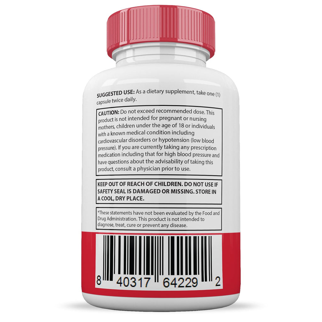 60 Capsules 688MG Hawthorne Hibiscus Garlic Juniper Olive Forskolin Green Tea Extract W4472