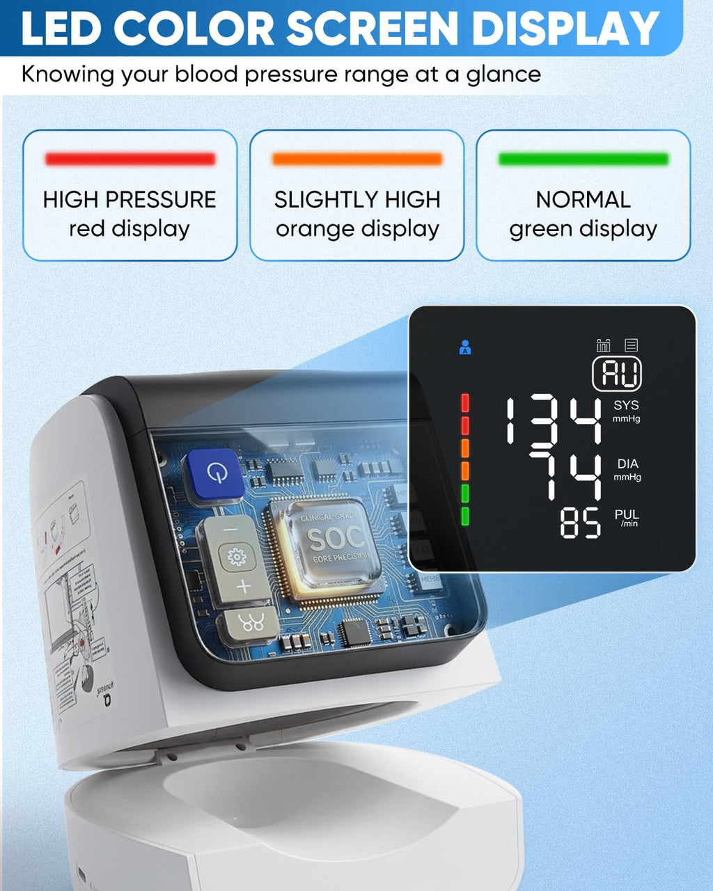 Blood Pressure Monitor Upper Arm W3341