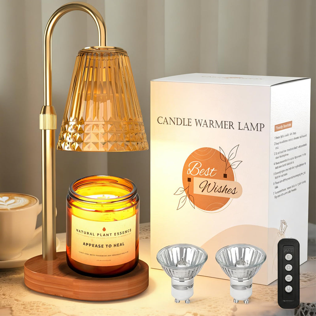 Dimmable Height Adjustable Candle Warmer Lamp with Timer Z708968