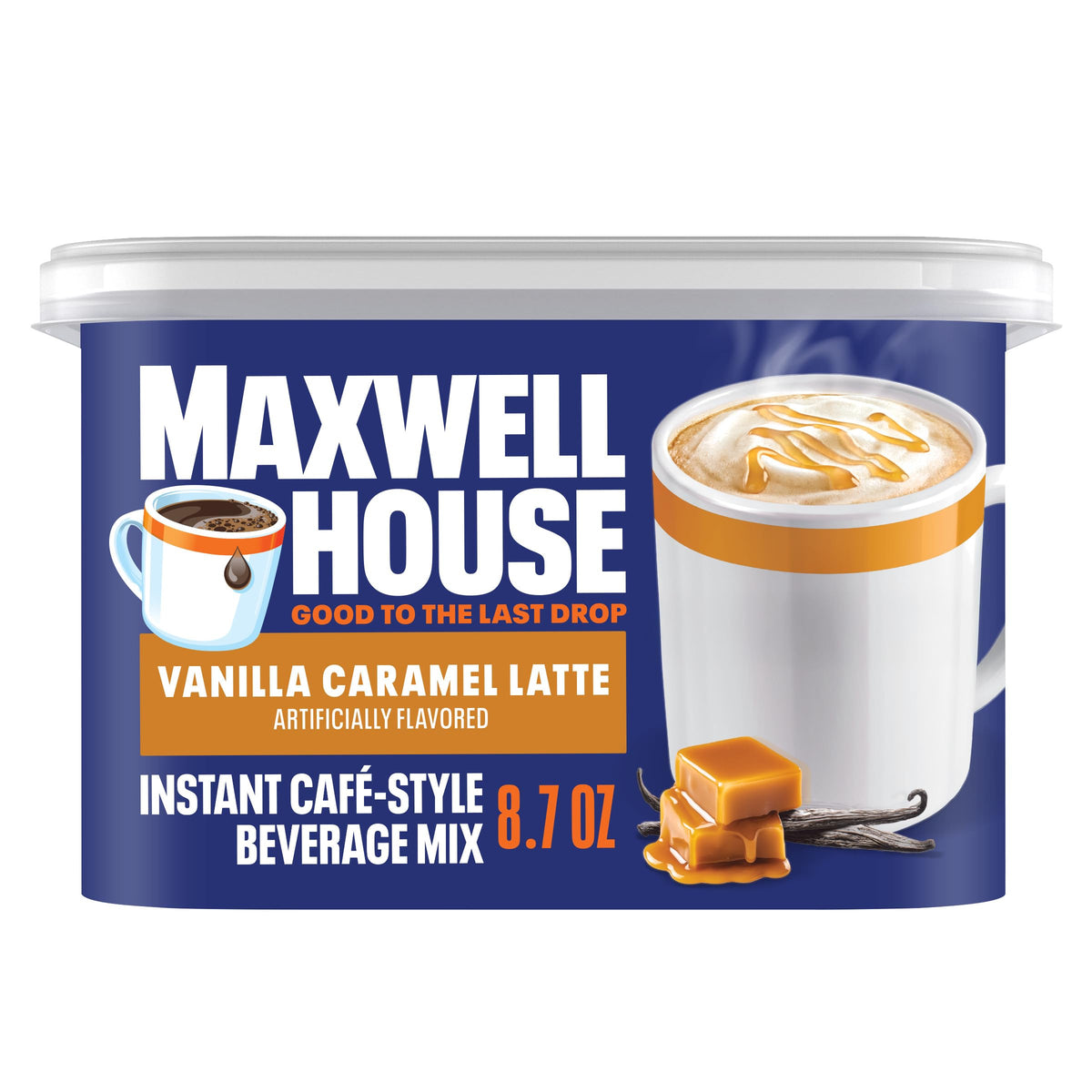 Instant Vanilla Caramel Latte Mix 8.7 oz M2791