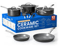 12-Piece Nonstick Ceramic Cookware Set T9714