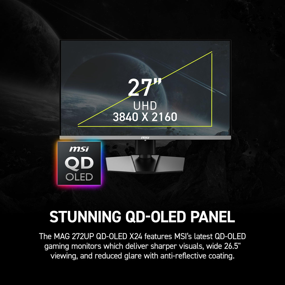 27-Inch 4K UHD 240Hz QD-OLED Gaming Monitor Z10025