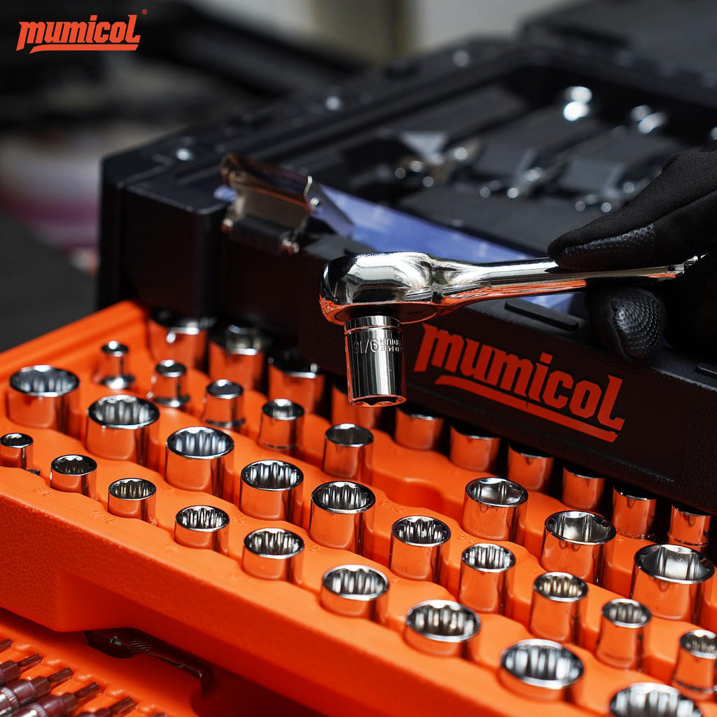 320-Pcs Mechanic Tool Set with 72-Tooth Ratchet R554