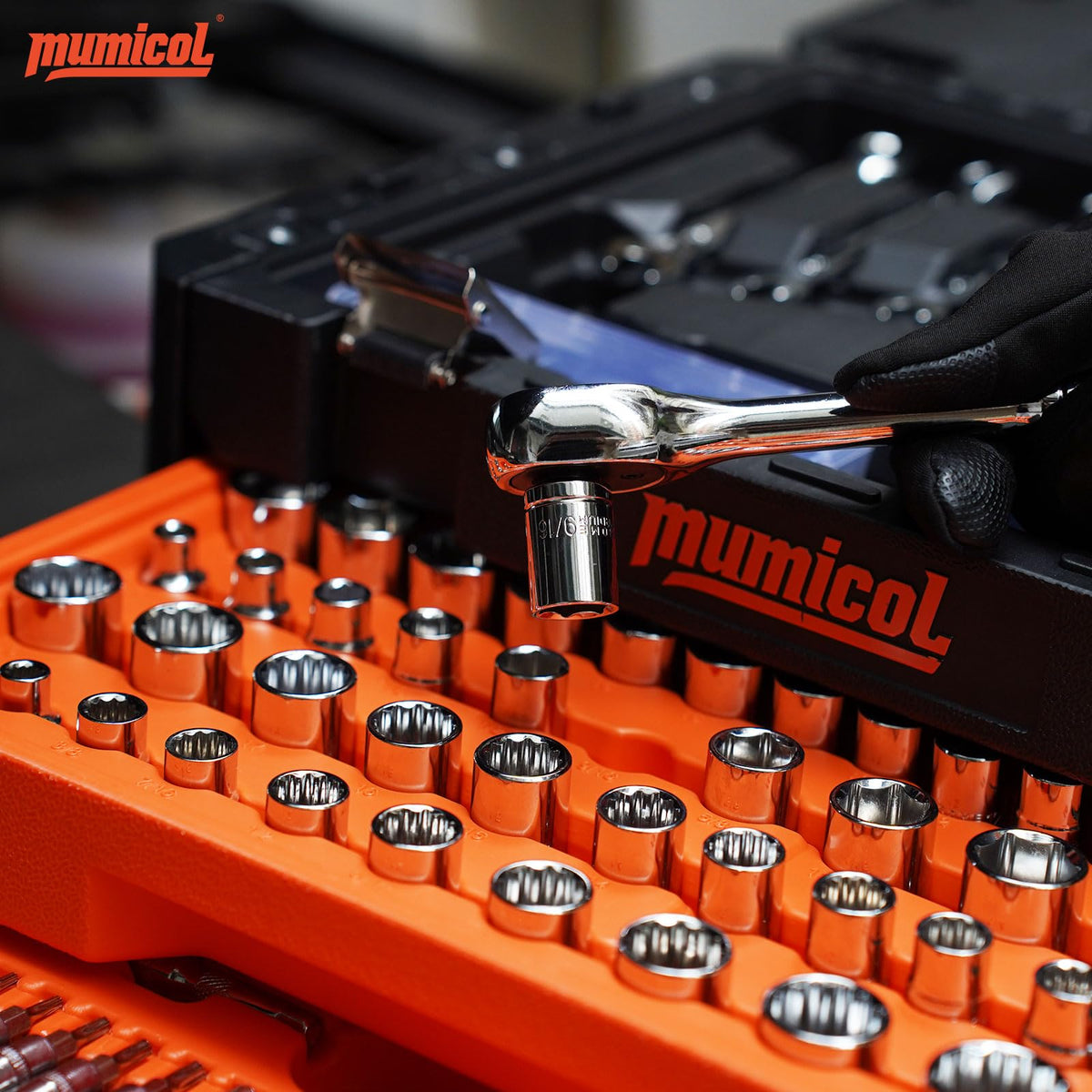 320-Pcs Mechanic Tool Set with 72-Tooth Ratchet R554