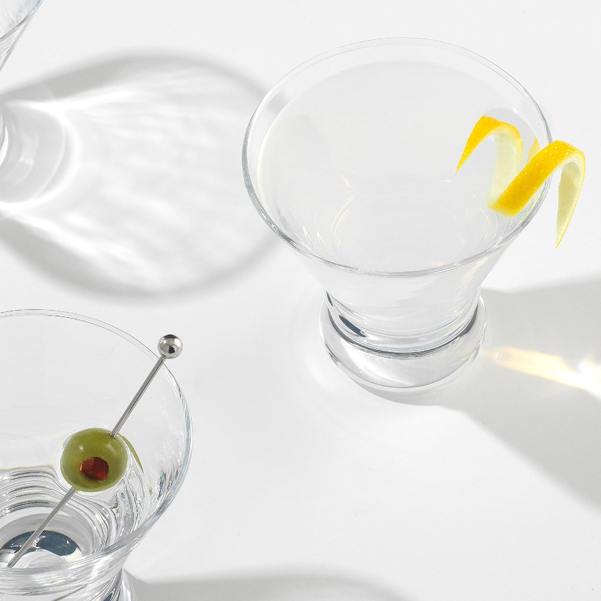 Stemless Martini Glasses Set of 4 S75543