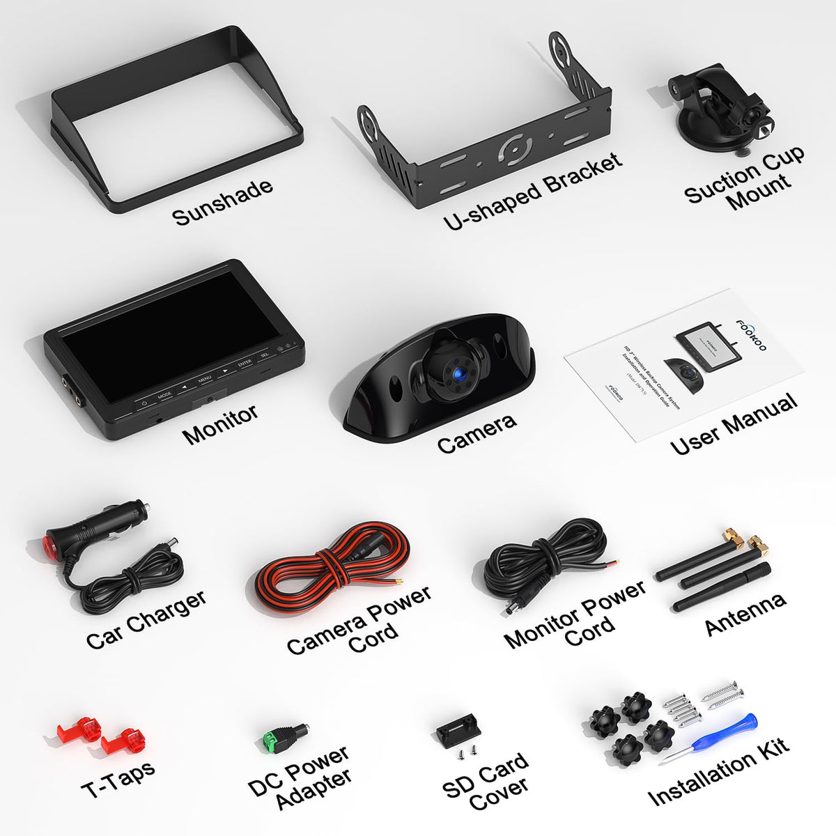 7" Wireless Backup Camera System J101797