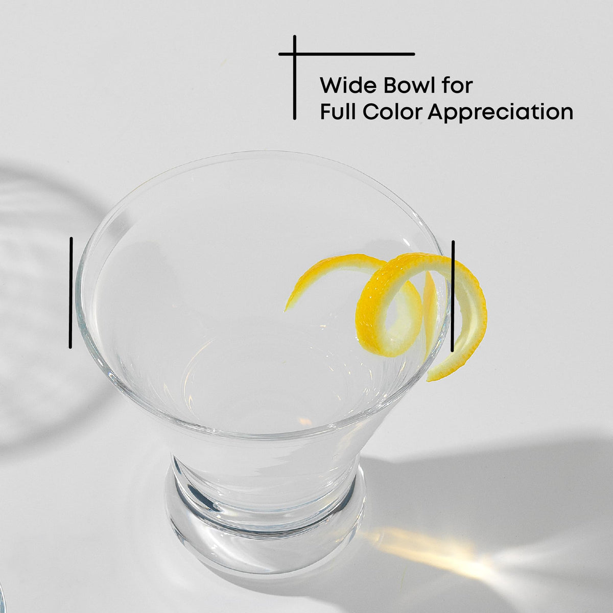 Stemless Martini Glasses Set of 4 S75543