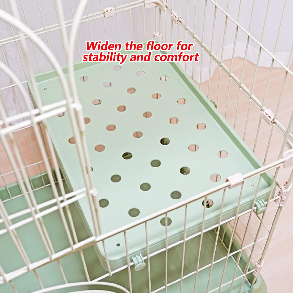 3/4-Tier Cat Cage Playpen with Hammock C919