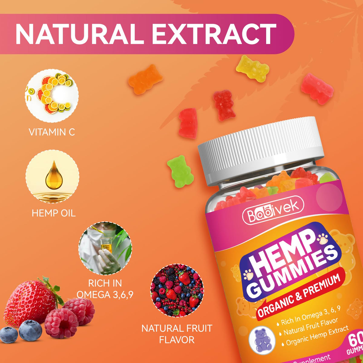 Hemp Seed Oil Gummies C720