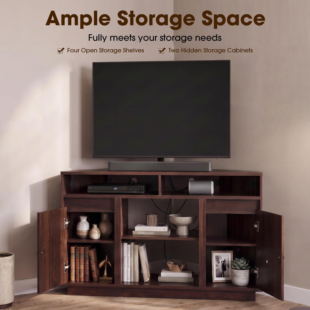47" Corner TV Stand up to 55 Inch T732754