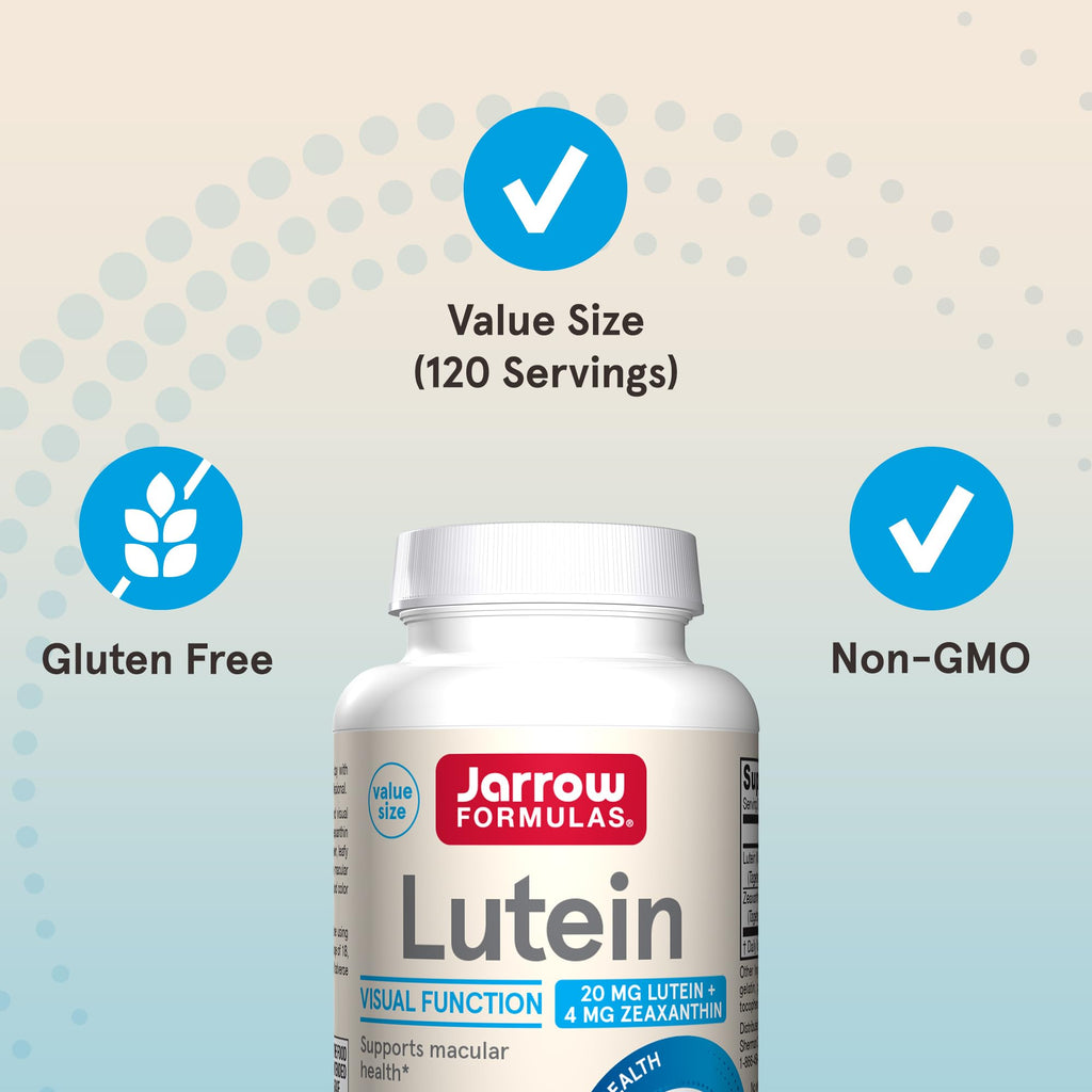 Lutein 20 mg with Zeaxanthin 120 Softgels H932