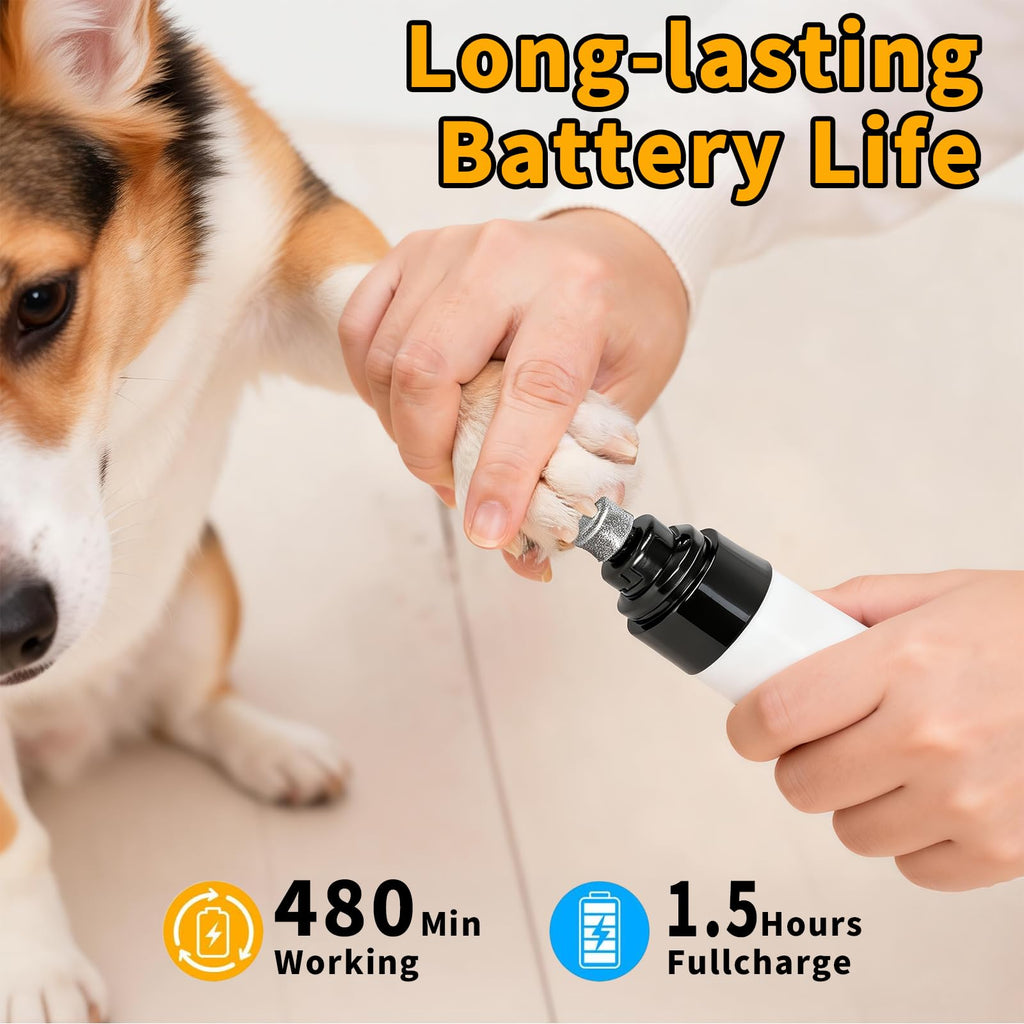 Dog Nail Grinder Rechargeable USB Charging J703