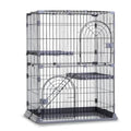 3/4-Tier Cat Cage Playpen with Hammock C919