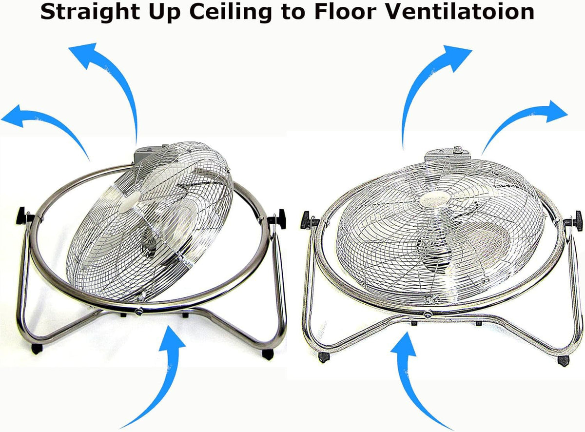 20 Inch 3 Speed Oscillating Floor Fan F4692