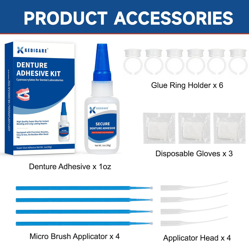 Denture Repair Glue Kit 1oz K7301