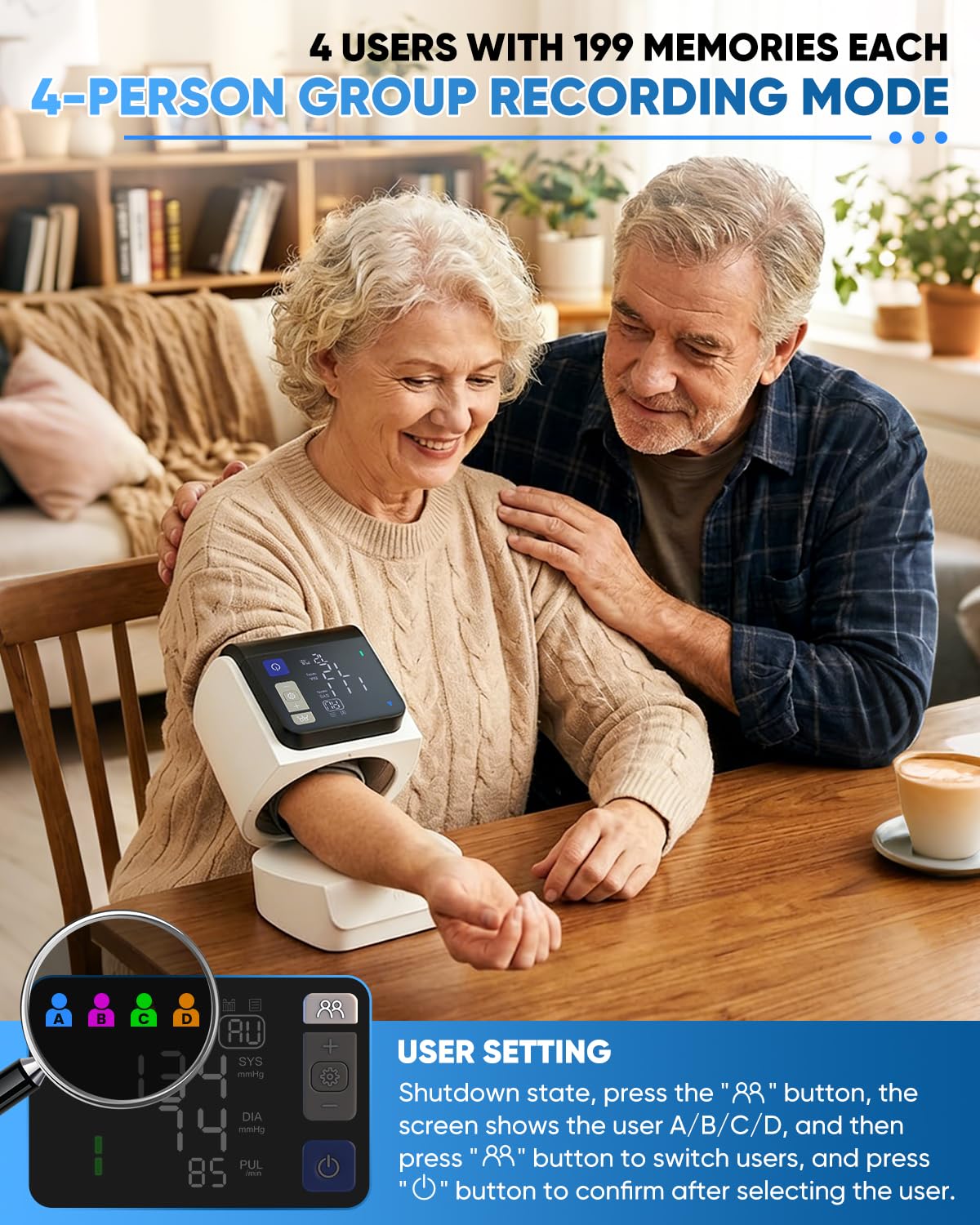 Blood Pressure Monitor Upper Arm W3341