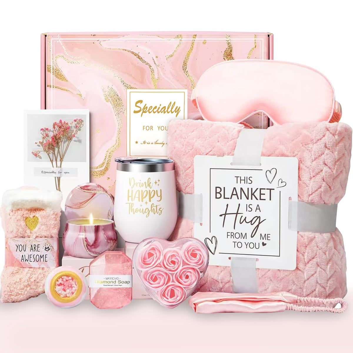 Pink Gift Baskets Set J265847
