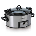 6 Quart Programmable Slow Cooker with Digital Timer Stainless Steel X986