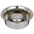 Reversible Stainless Steel Slow Feed Bowl Z831