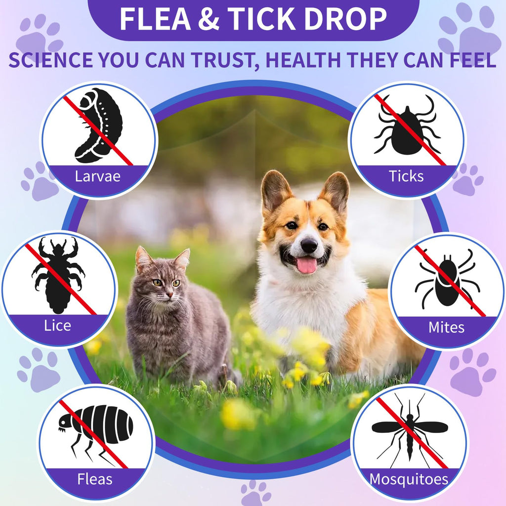 Flea and Tick Prevention Support with Multivitamin 60ml H30666