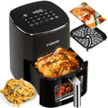 6Qt Air Fryer with Viewing Window, 12 Preset, Nonstick Dishwasher Safe Basket E4486