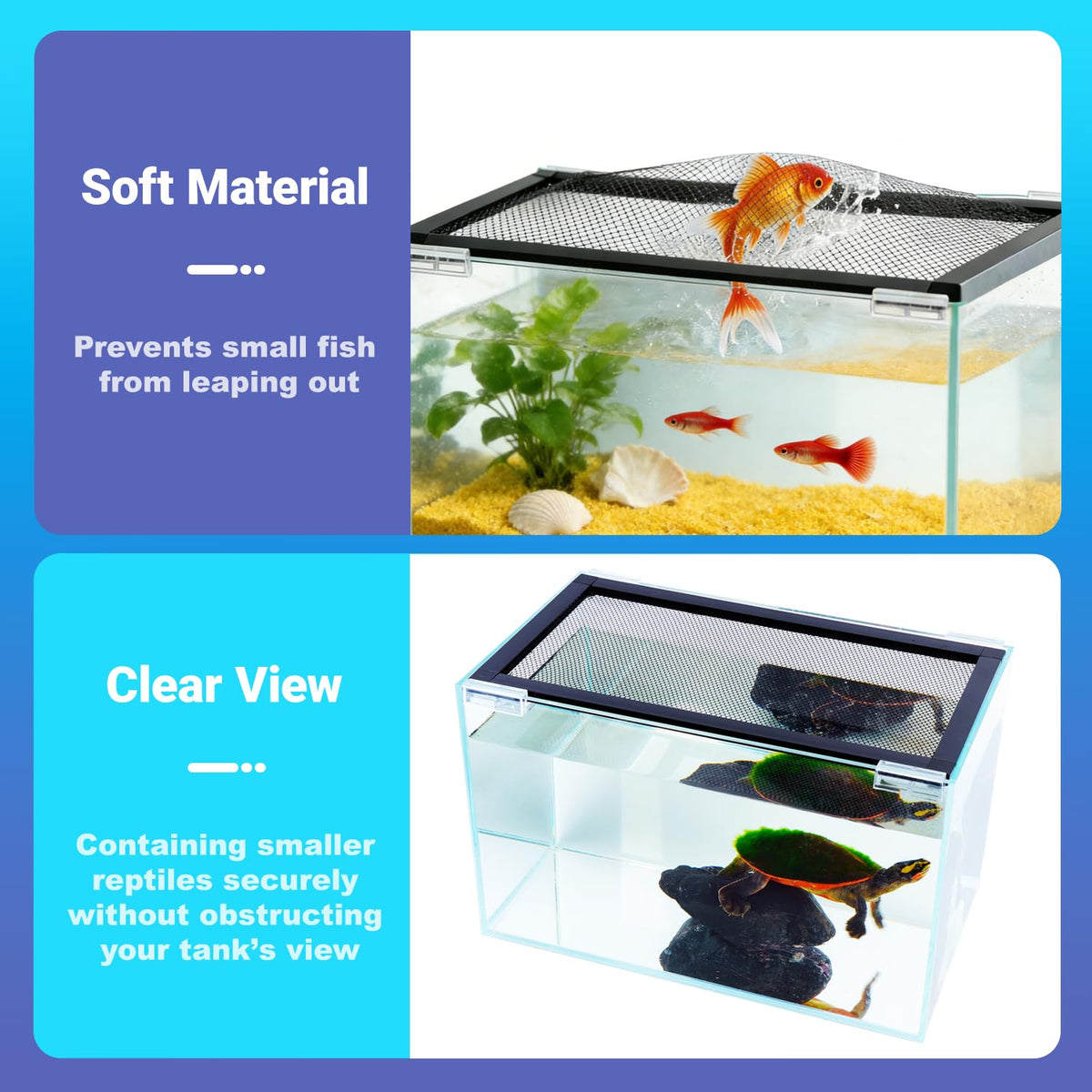 Adjustable Mesh Aquarium Lid E17860