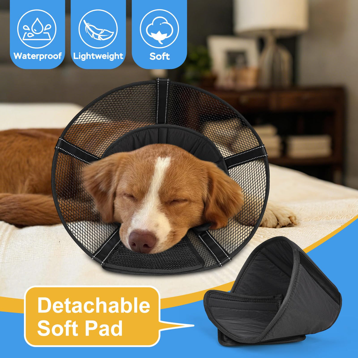 Mesh Dog Cone Collar Soft M21802