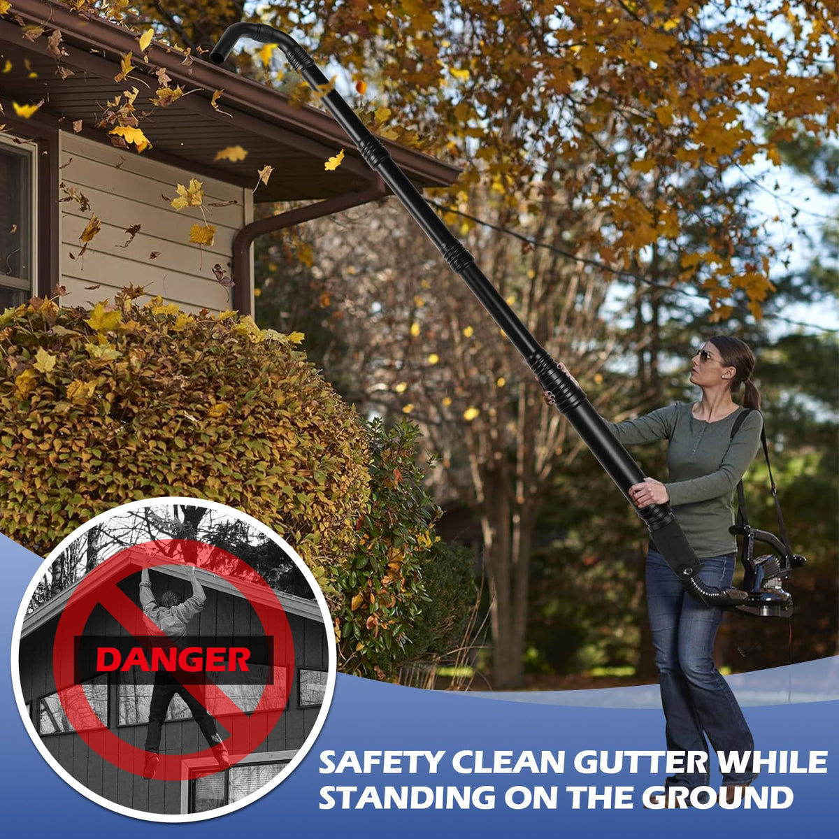 Universal Gutter Cleaning Tools for Leaf Blowers L4419