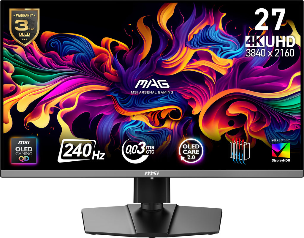 27-Inch 4K UHD 240Hz QD-OLED Gaming Monitor Z10025