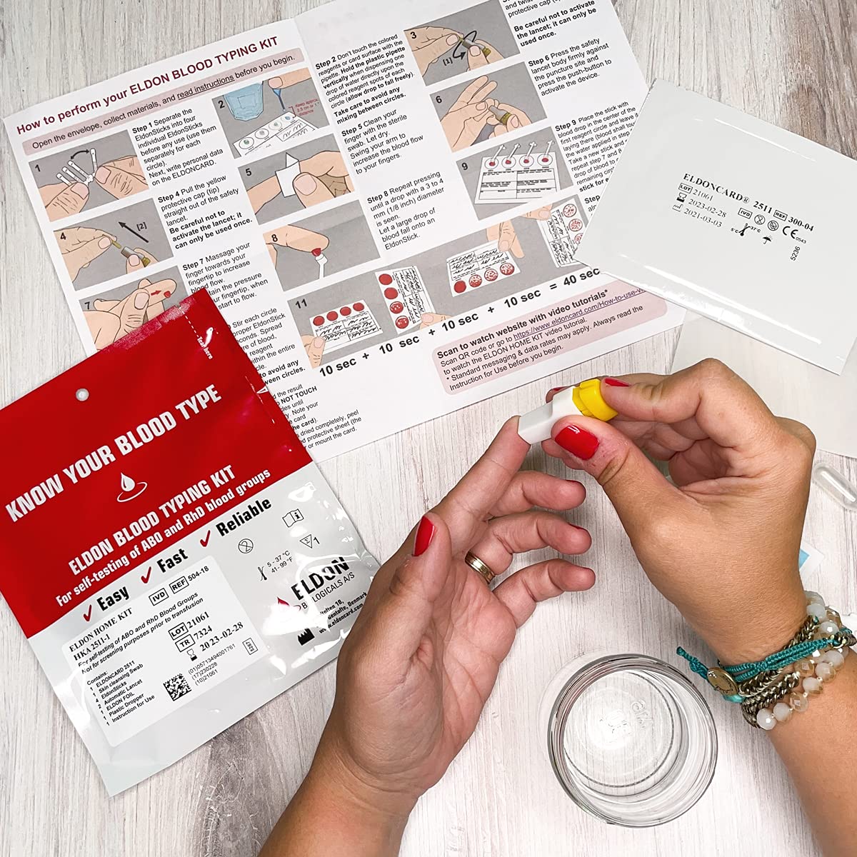 Home Blood Typing Kit 7 Kits T334384