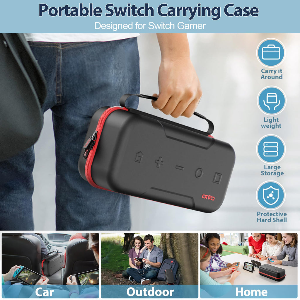 Switch OLED Carrying Case with 20 Games N650466