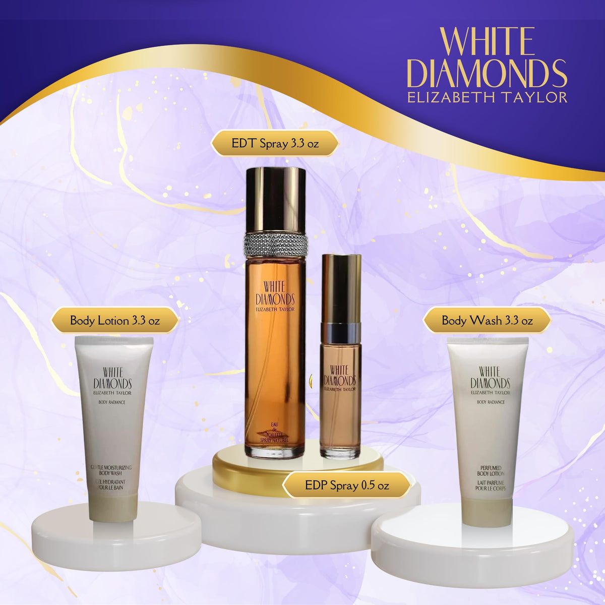 White Diamonds 4 Piece Fragrance Gift Set S34969
