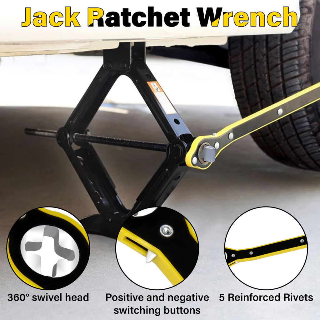 Car Jack Ratchet Wrench L1338