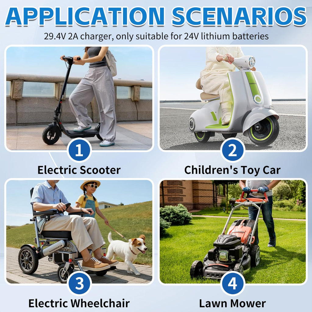 24V Lithium Battery Electric Scooter Charger A885822