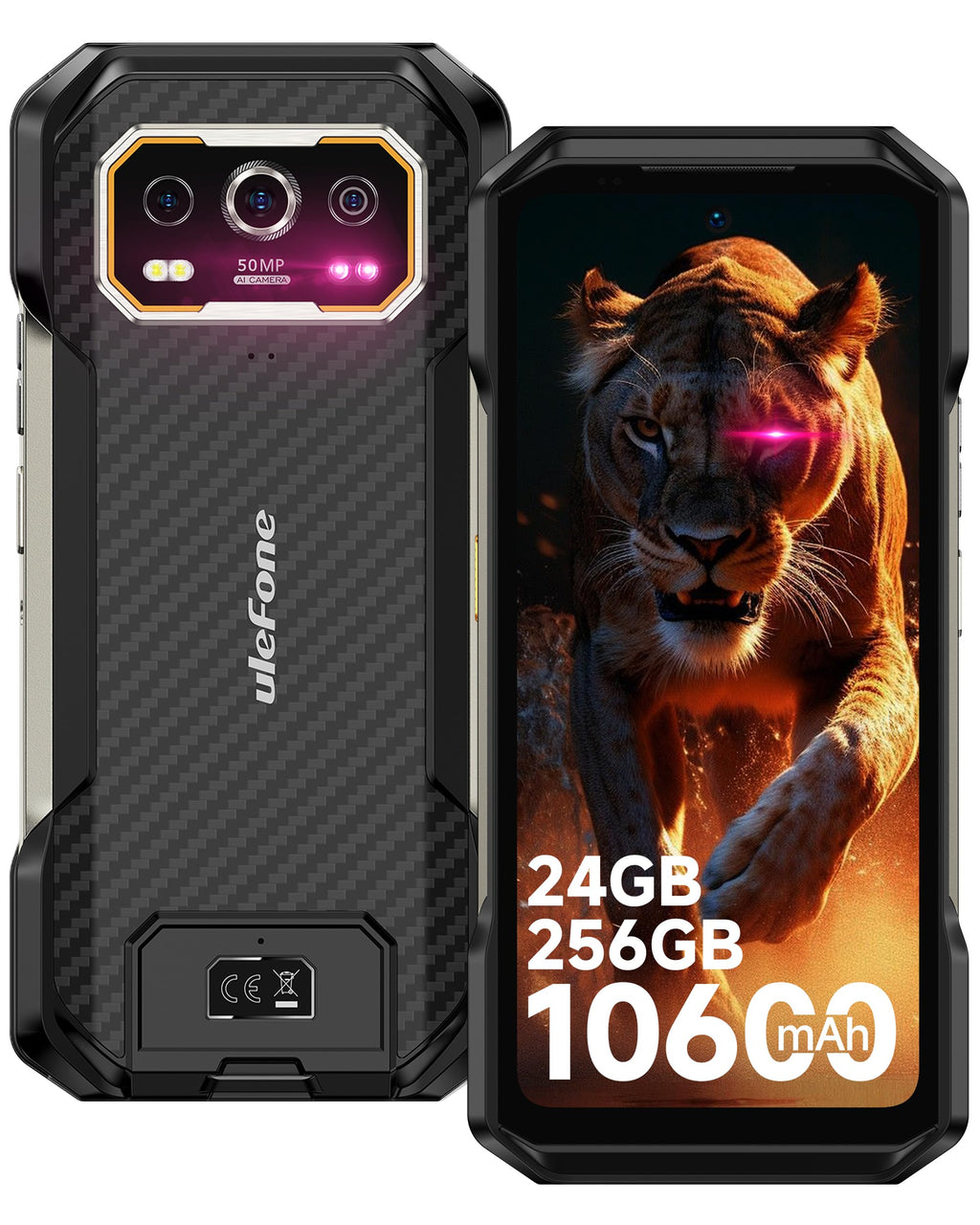 Rugged Smartphone Unlocked 64MP Night Vision 50MP Ultra-Wide Camera B514884