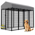 Heavy Duty Outdoor Dog Kennel with Roof Cover R65932