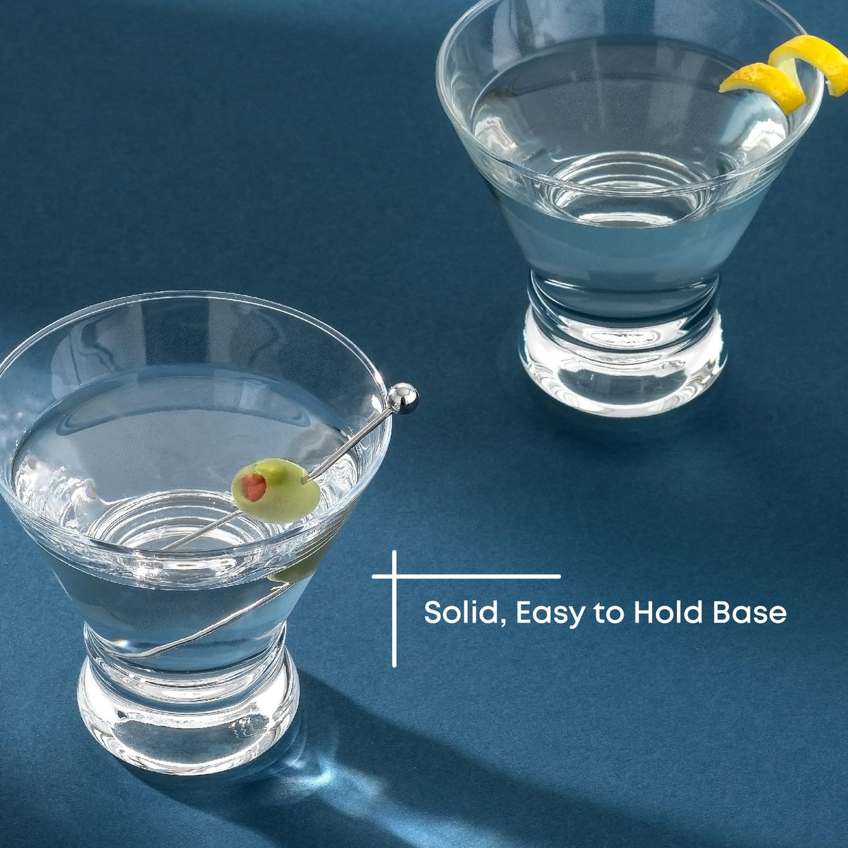 Stemless Martini Glasses Set of 4 S75543