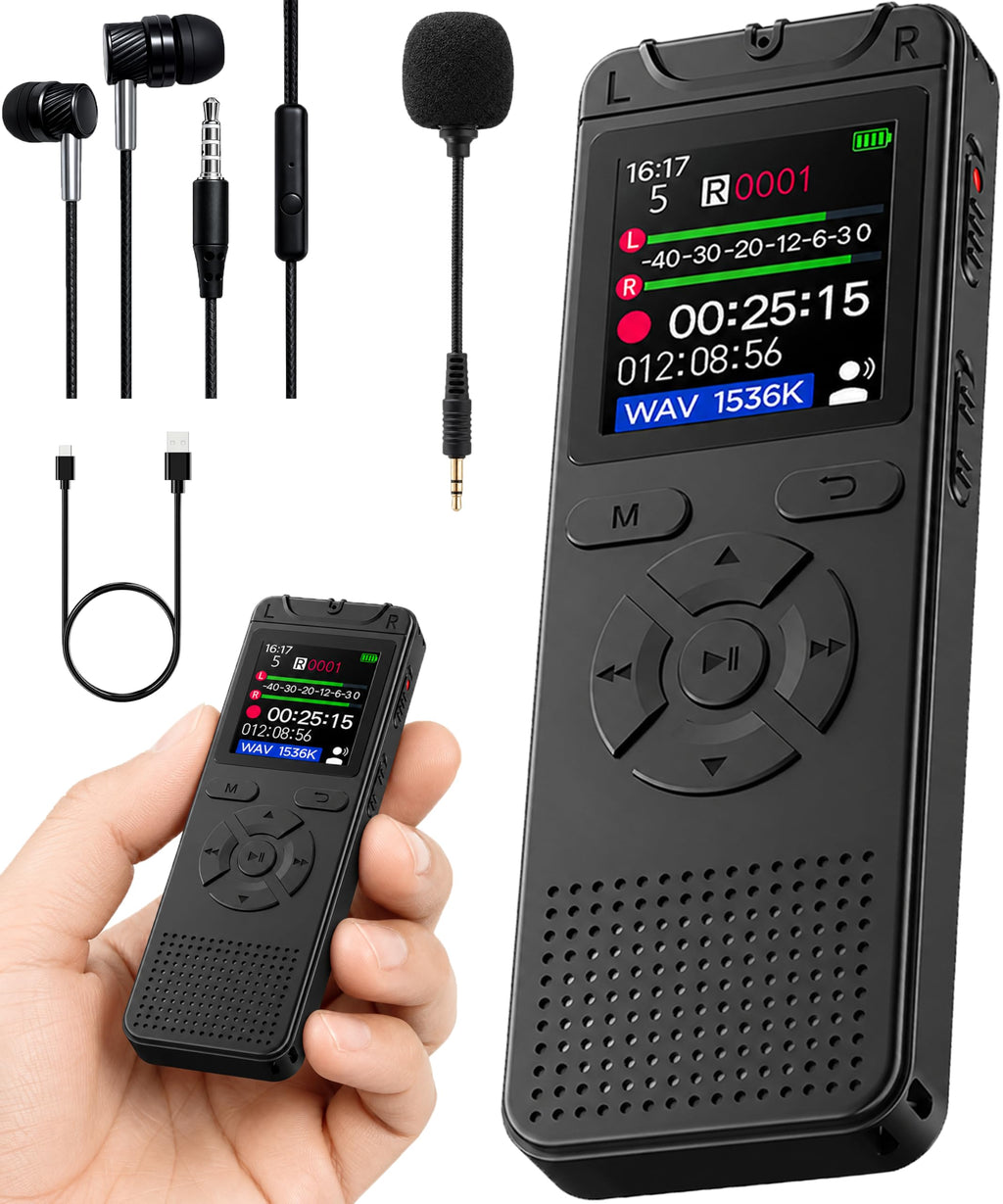32GB Digital Voice Recorder with Playback F590037