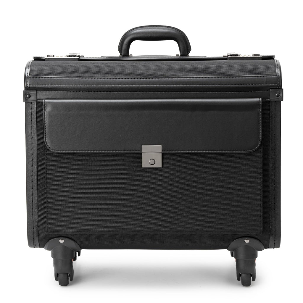 Wheeled Briefcase with 17” Laptop Compartment and Dual Combo Locks H97837