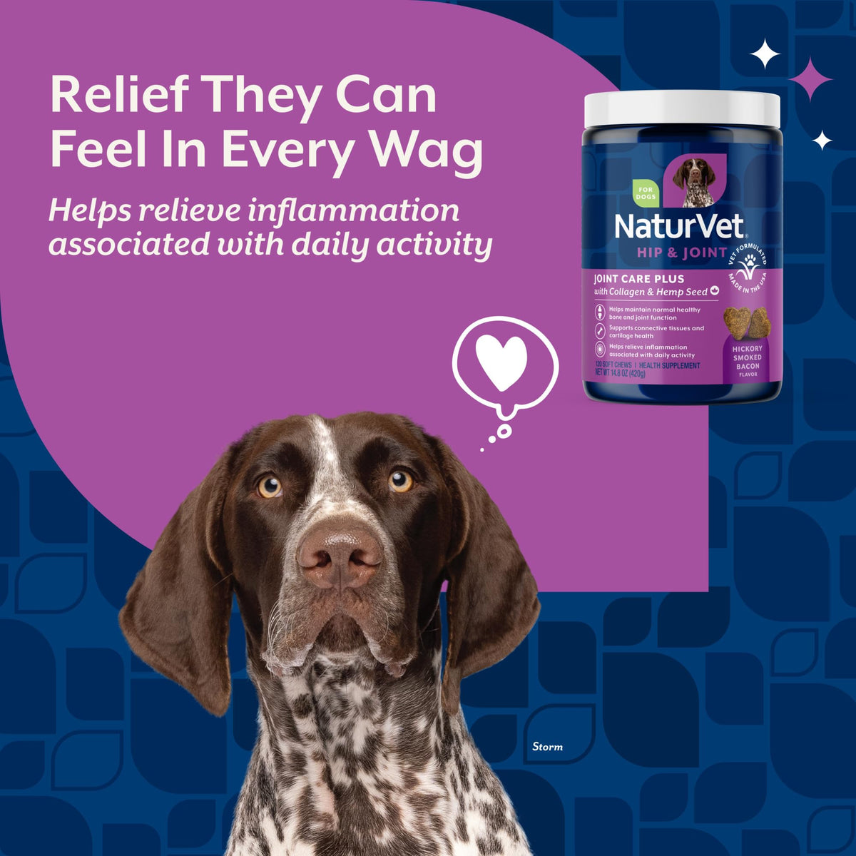 Hip & Joint Supplement for Dogs 120ct J701