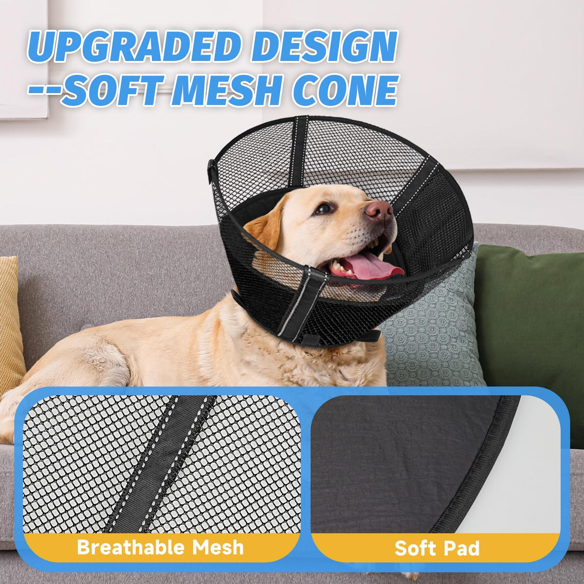 Mesh Dog Cone Collar Soft M21802