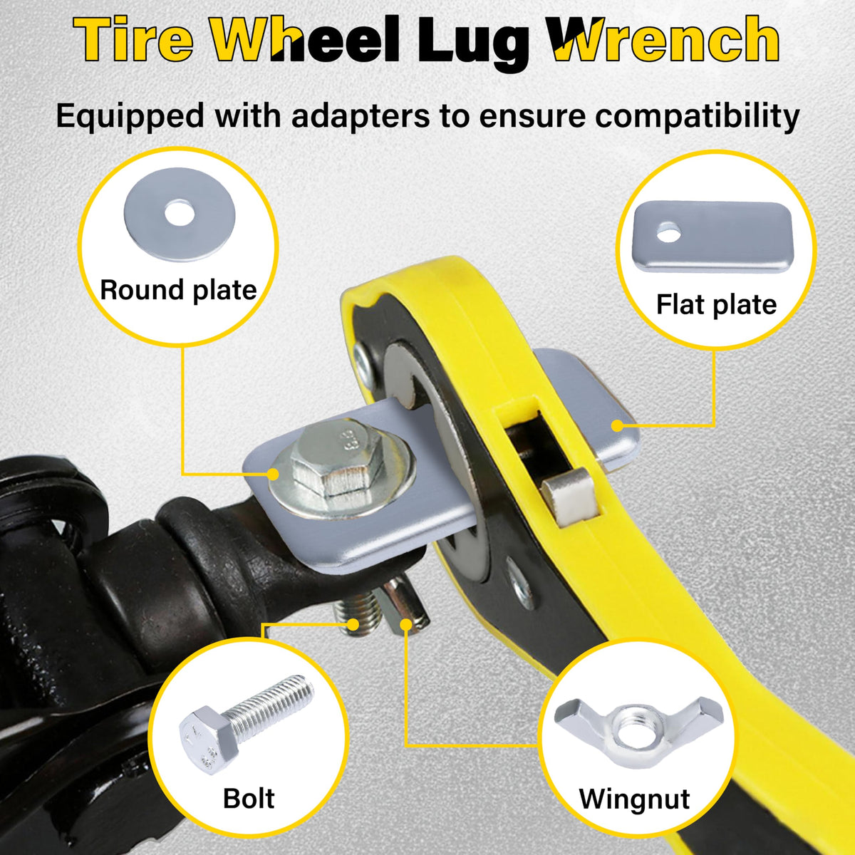 Car Jack Ratchet Wrench L1338