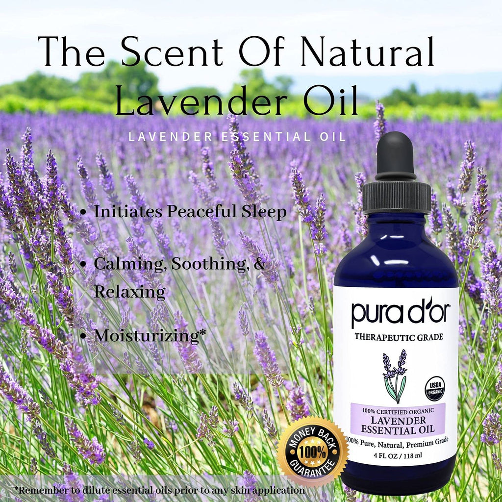 Organic Lavender & Lemongrass Essential Oils Bundle T7405