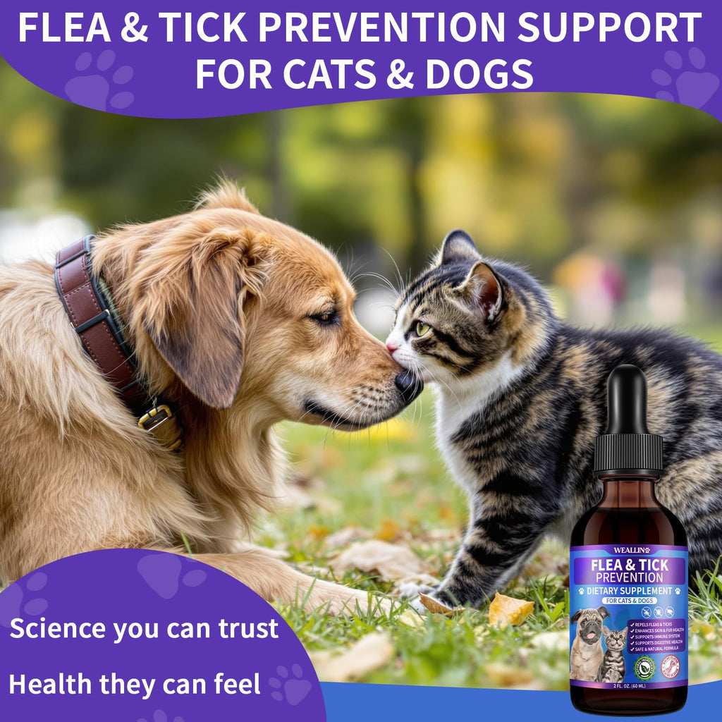 Flea and Tick Prevention Support with Multivitamin 60ml H30666