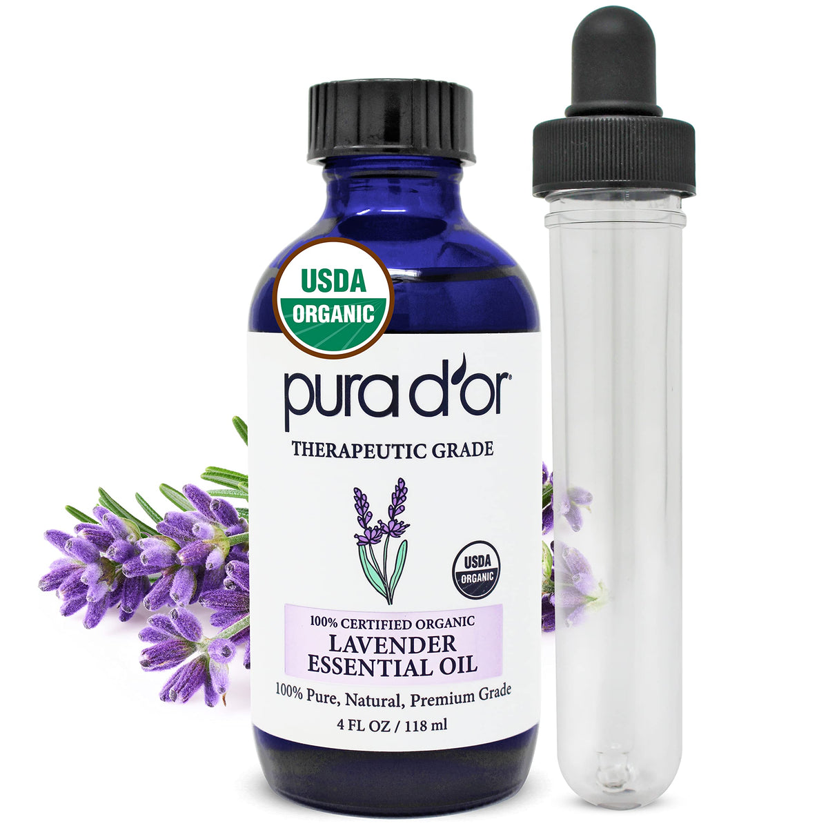 Organic Lavender & Lemongrass Essential Oils Bundle T7405