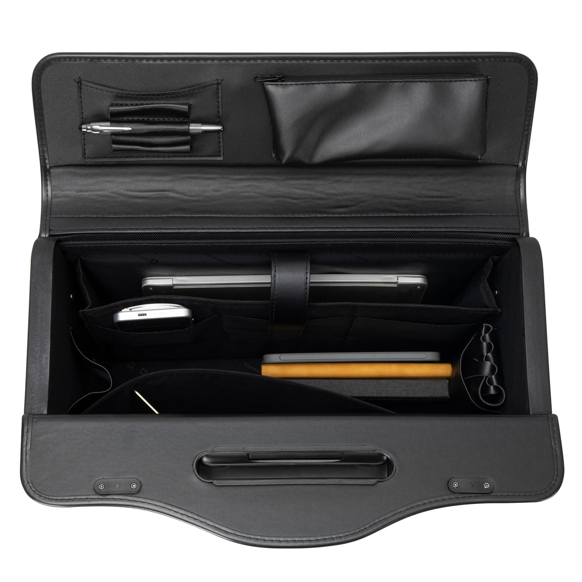 Wheeled Briefcase with 17” Laptop Compartment and Dual Combo Locks H97837
